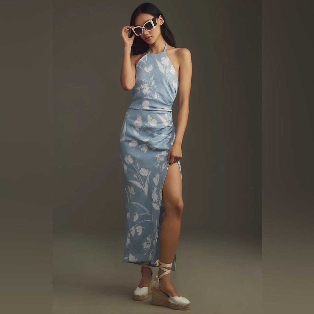 NWT Reformation Sadey Linen Dress